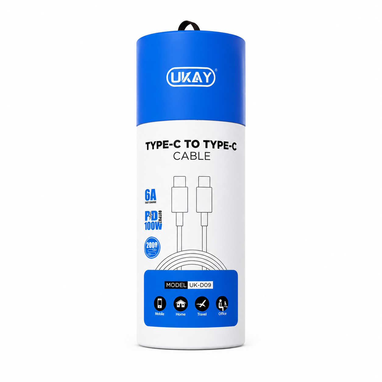 UKAY UK-D09 Type-C to Type-C Fast-Charging & Data Cable - Image 4