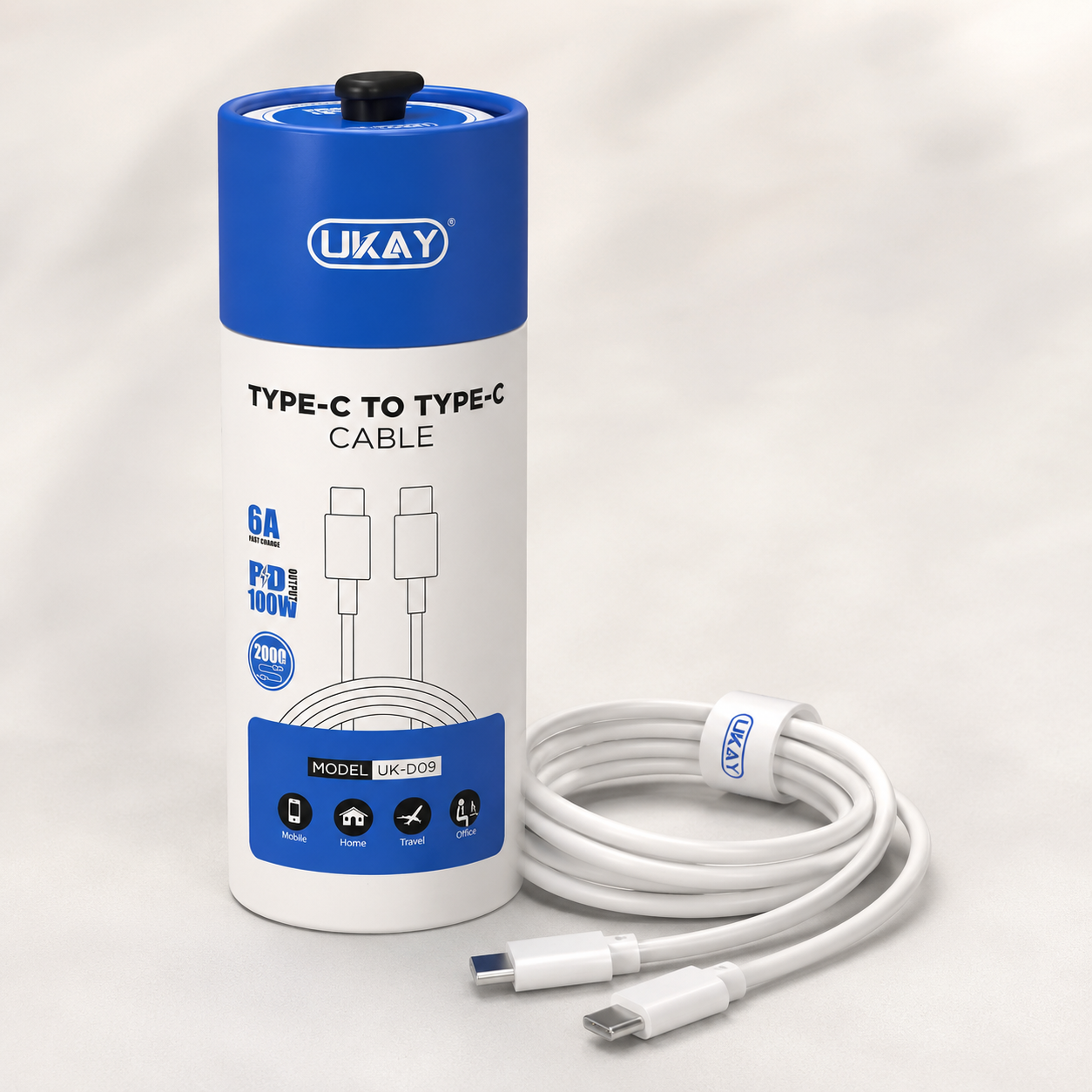 UKAY UK-D09 Type-C to Type-C Fast-Charging & Data Cable