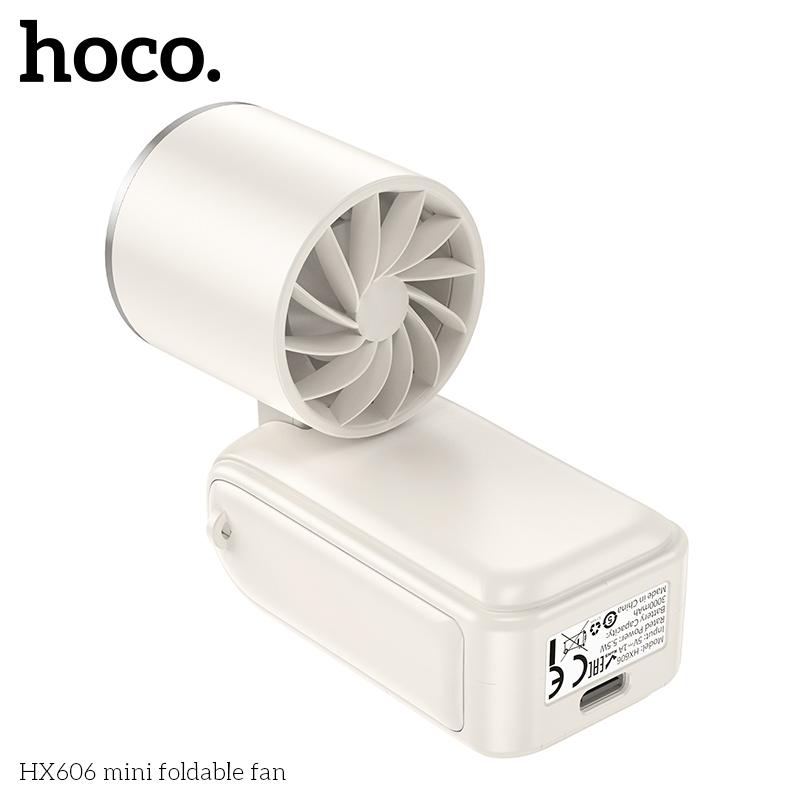Hoco HX606 High-Speed Foldable Mini Fan - Image 4