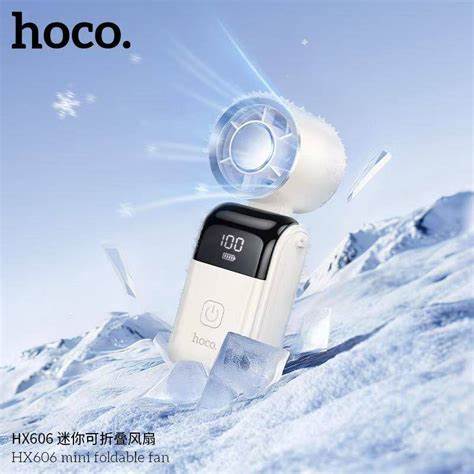 Hoco HX606 High-Speed Foldable Mini Fan - Image 2